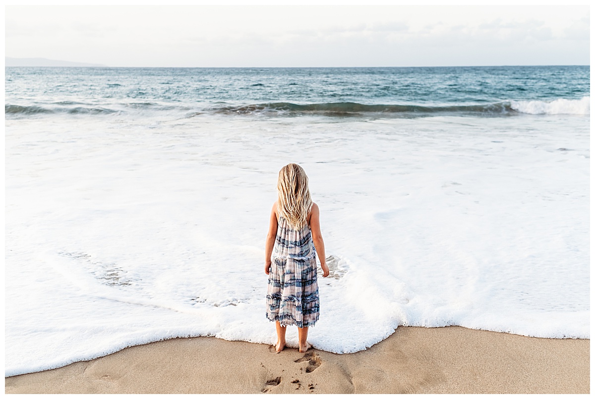 Hawaii photo session at the beach by Sea Level Photography, a Maui photographer. 