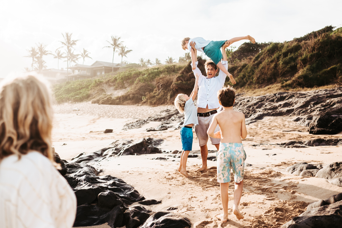 Maui fun family photograph